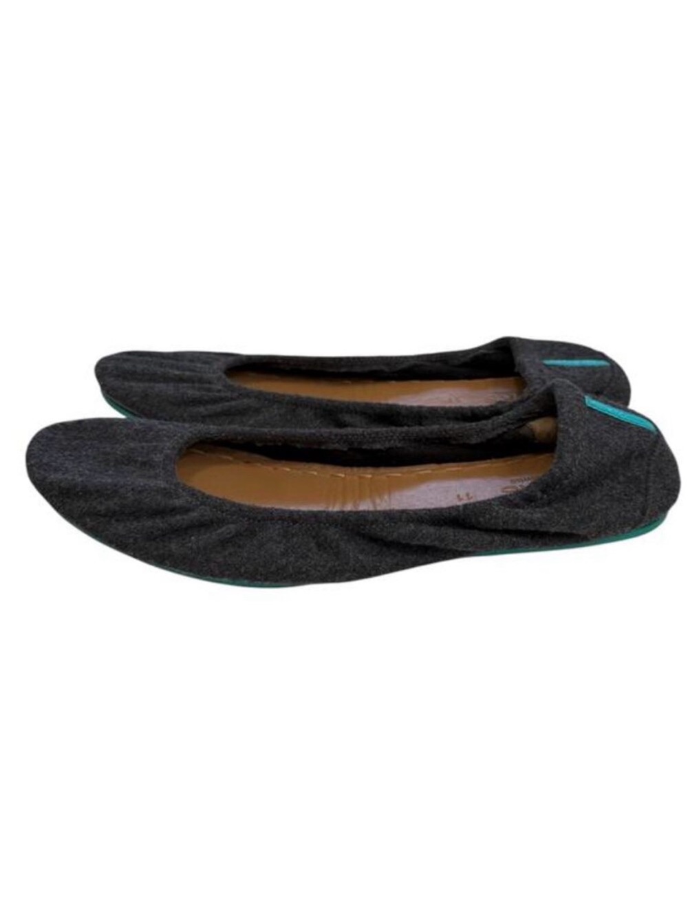 Tieks Graystone Fabric Ballet Flats Womens Size 11